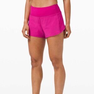 Lululemon Speed Up Short *Long 4" Ripened Raspberry